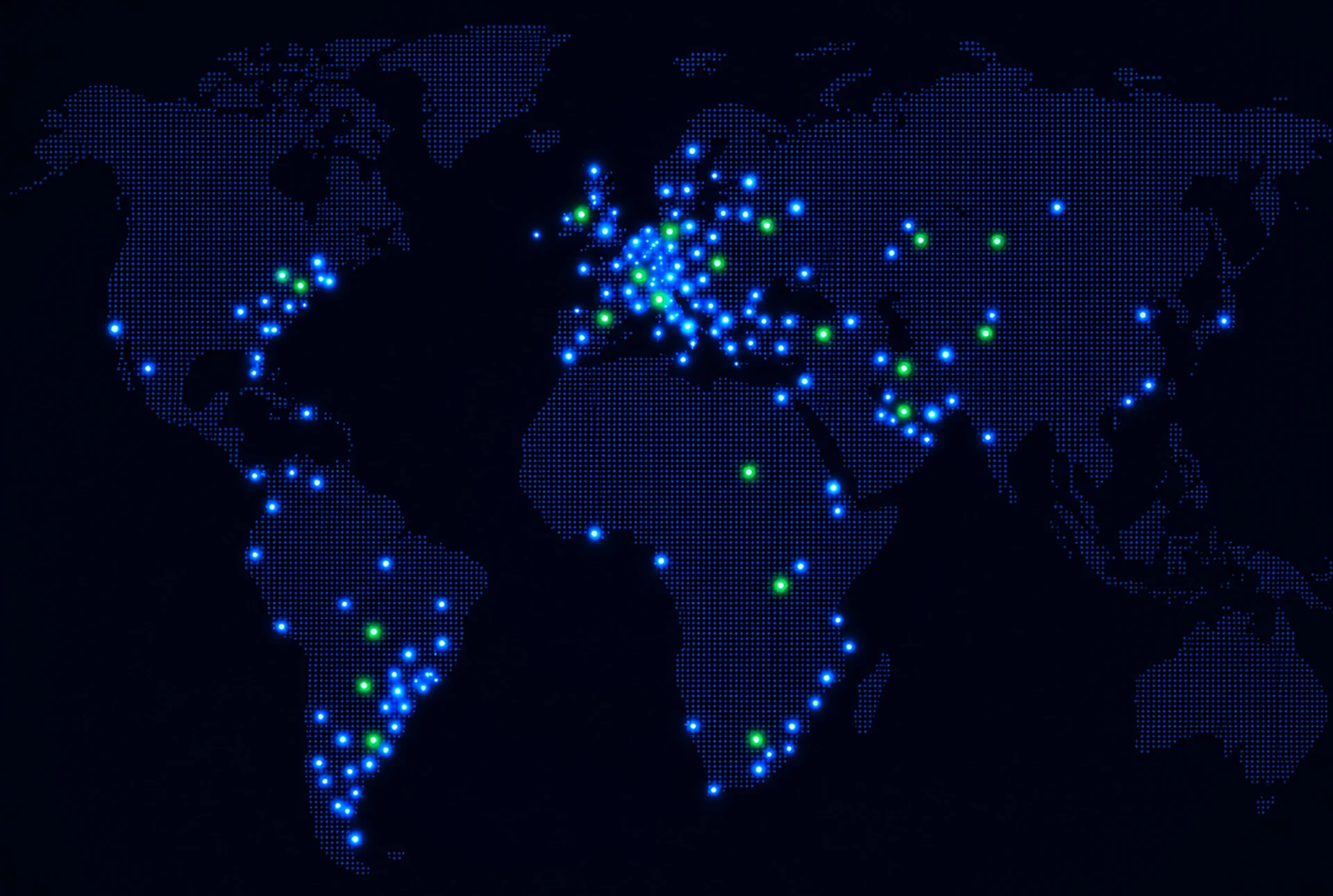 Global presence map