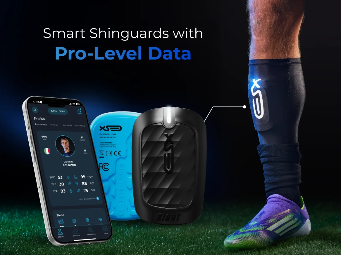 XSEED smart shinguards with pro-level data